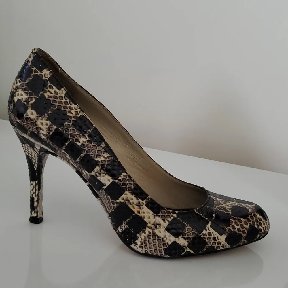 MaxStudio Marabel Snakeskin pumps 6 - Picture 11 of 12